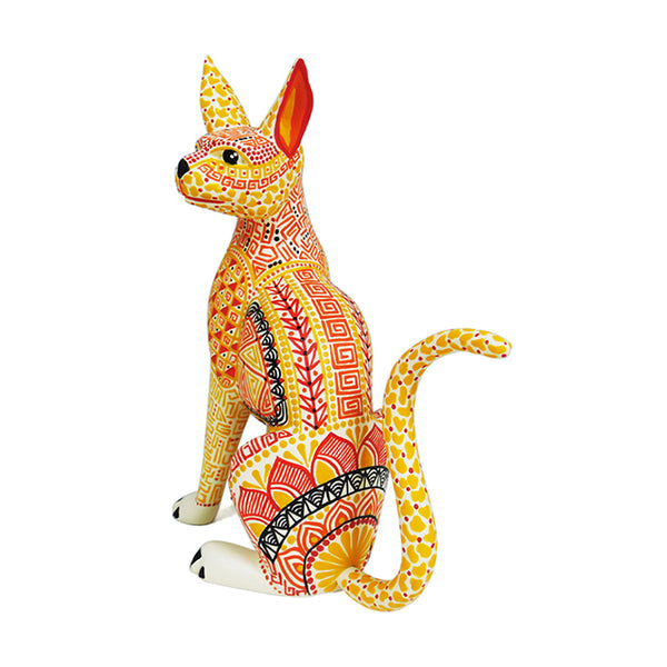 Esbeidy Cortes: Caracal Cat Woodcarving