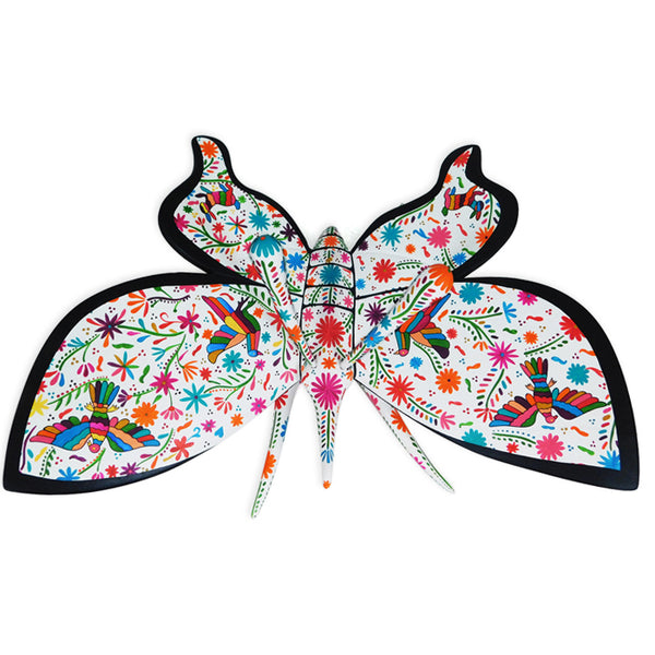 Fabiola Carmona: Butterfly Woodcarving