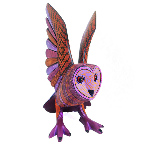 Fabiola Carmona: Little Owl Woodcarving
