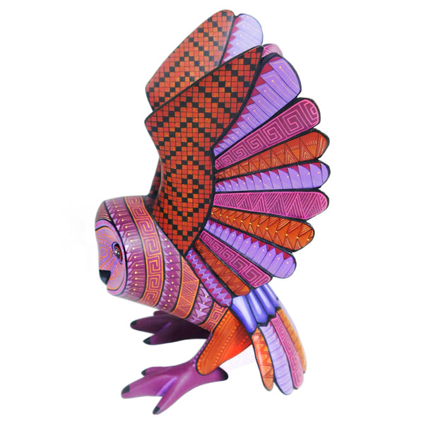 Fabiola Carmona: Little Owl Woodcarving