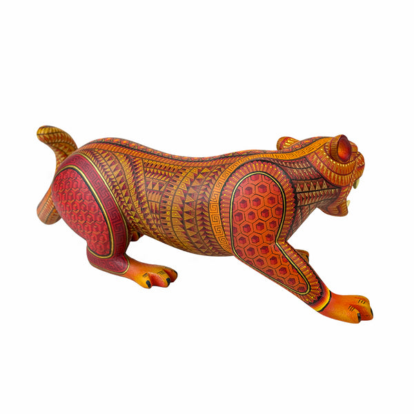 Anabel Cruz: One-Piece Fierce Jaguar Impressive Painting Alebrije
