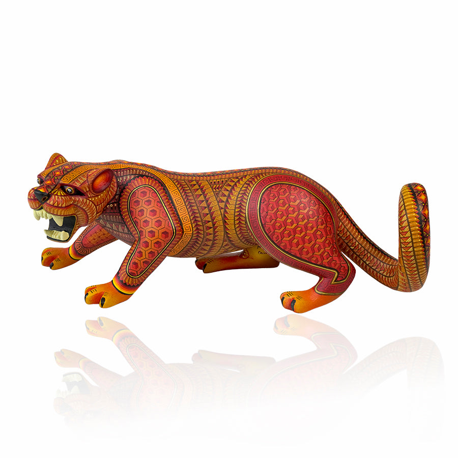 Anabel Cruz: One-Piece Fierce Jaguar Impressive Painting Alebrije
