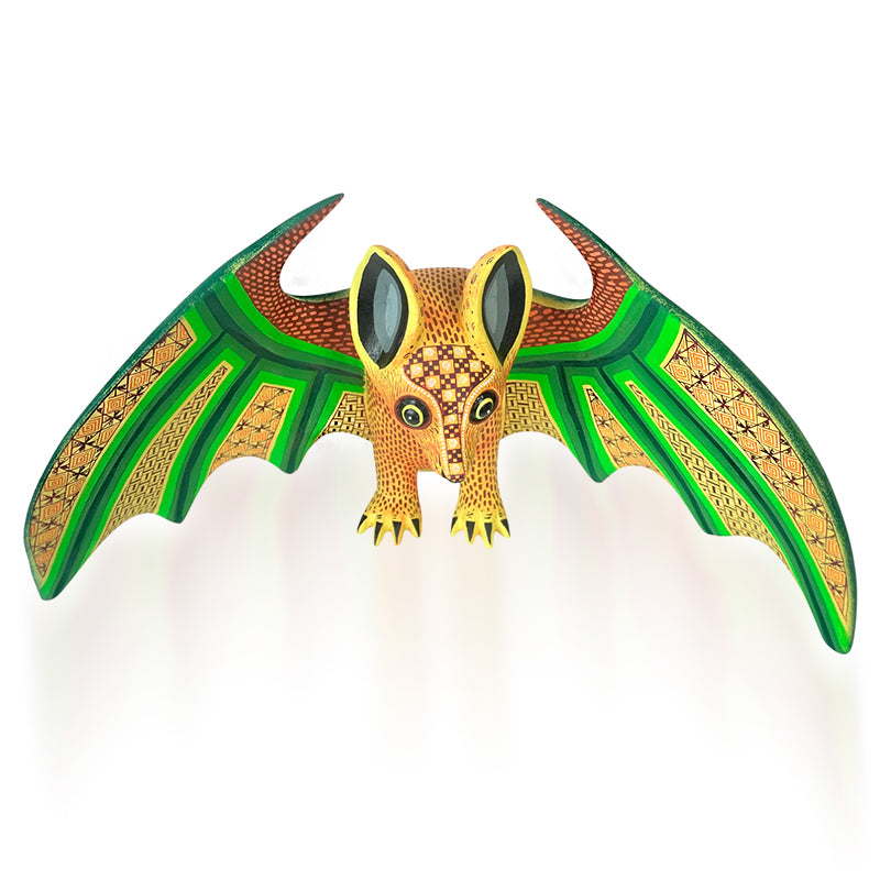 Francisco Morales: Guardian of the Night Bat Woodcarving