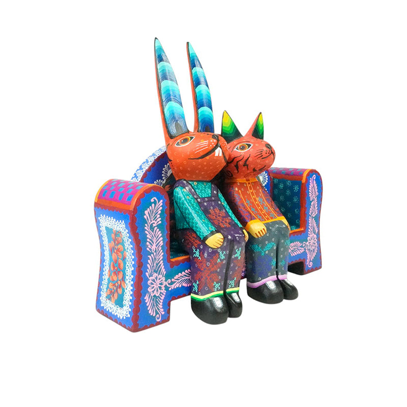 Dante Cruz "El Sueno Zapoteco": Friends Woodcarving