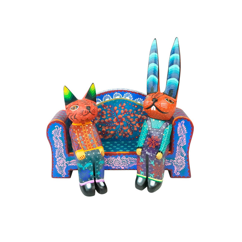 Dante Cruz "El Sueno Zapoteco": Friends Woodcarving