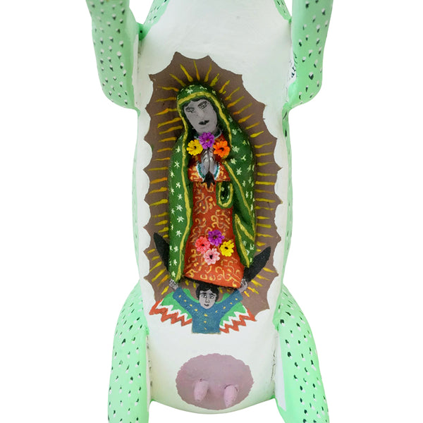 Gabino Reyes: Our Lady of Guadalupe Deer and Fawn Alebrije