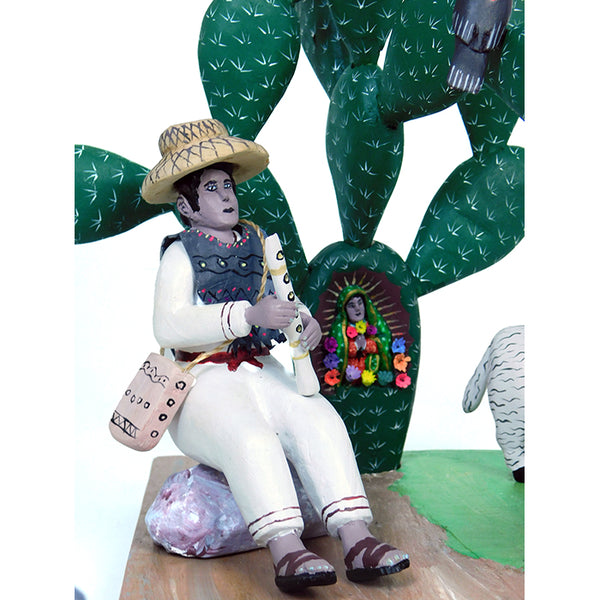 Gabino Reyes: Folk Art Rural Oaxacan Scene