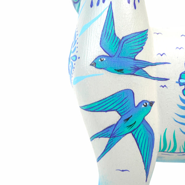Michelle Fuentes: Moonlight Gazelle Alebrije