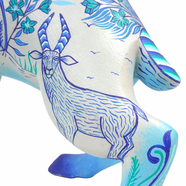 Michelle Fuentes: Moonlight Gazelle Alebrije