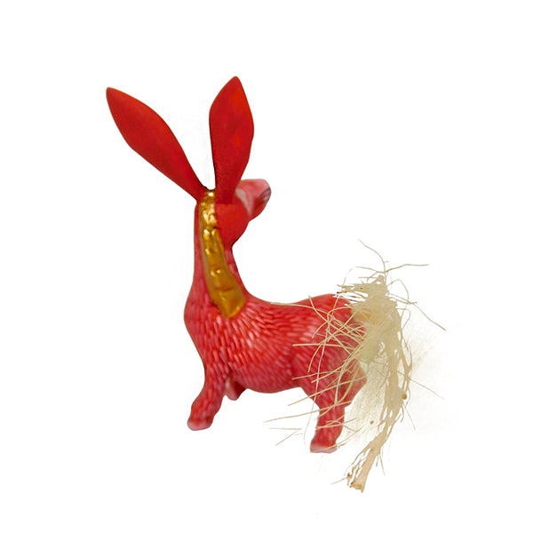 Gerardo Ojeda: Little Donkey Woodcarving