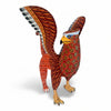 Colorful wood griffin figurine handmade.