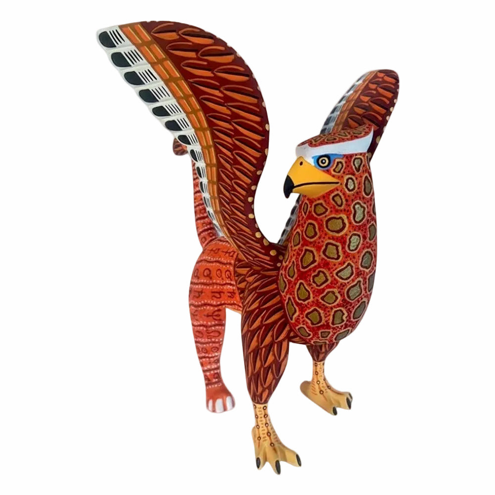 Luis Pablo: Handcrafted Griffin Woodcarving