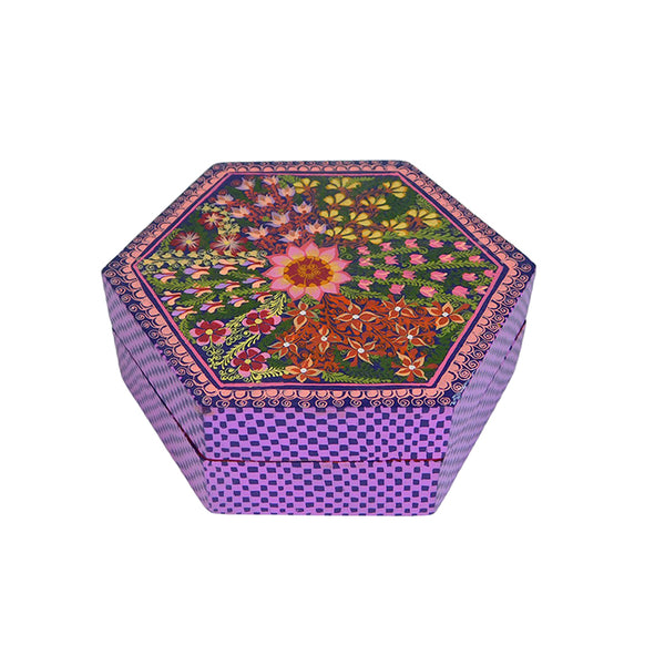 Sueño Zapoteco Women`s Colective: Flowers  Wood Box