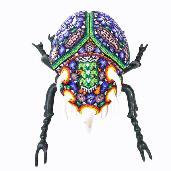 Huichol Art: Large Beetle Beaded Art