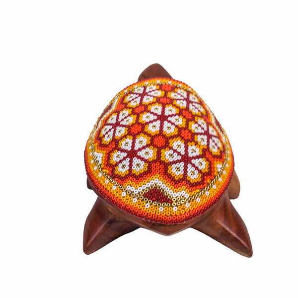 Huichol Art: Turtle Beaded Art