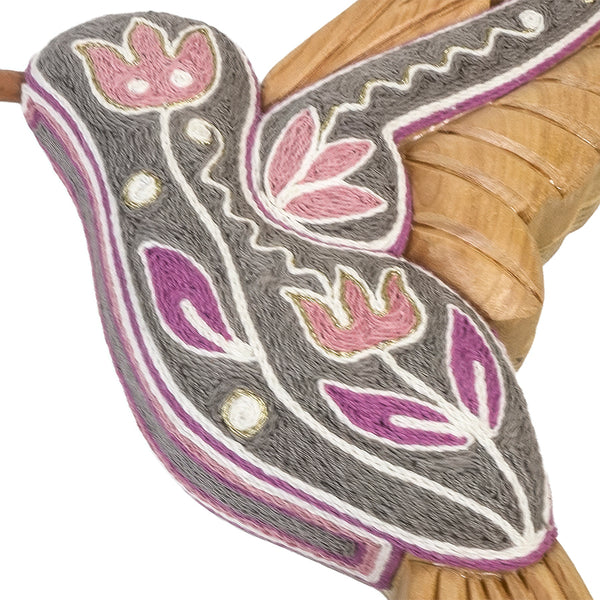 Huichol Art: Hummingbird Yarn Messenger of Joy