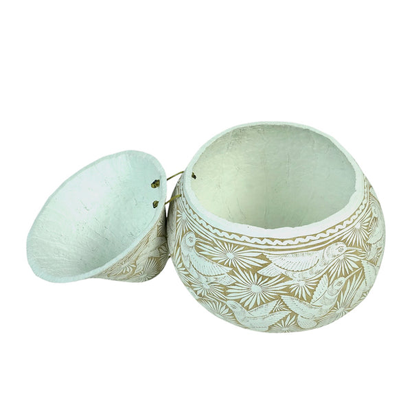 Huichol: Etched Hummingbirds Gourd