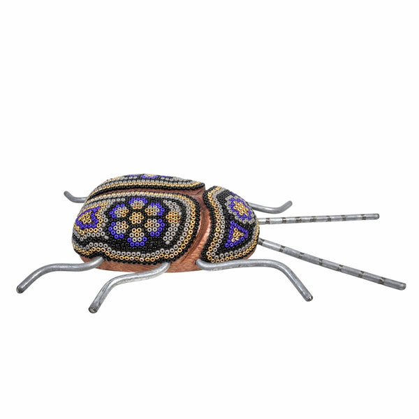 Huichol Art: Wall Hanging Beatle Beaded Art