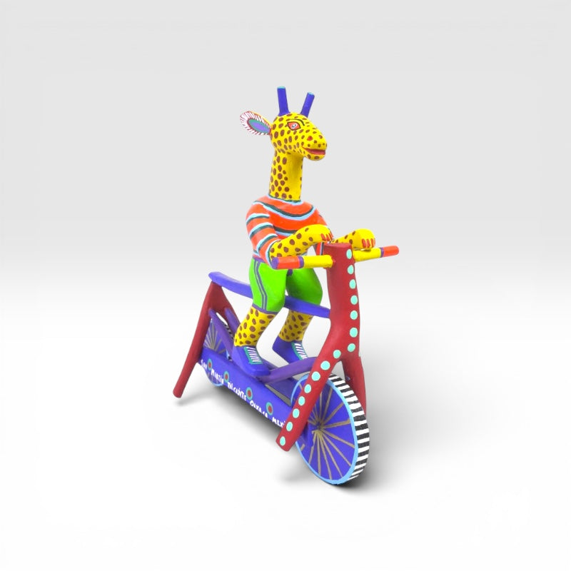 Martin Melchor: Giraffe on Bicycle Oaxaca