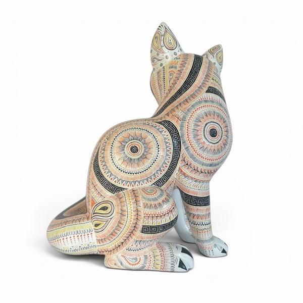Rocio Fabian: Wood Alebrije Cat