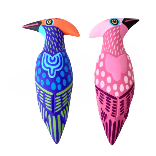 Luis Pablo: Wall Hanging Woodpeckers Woodcarving (LYWY)