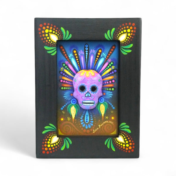 Julia Fuentes: Emperor Skull Painting Alebrije