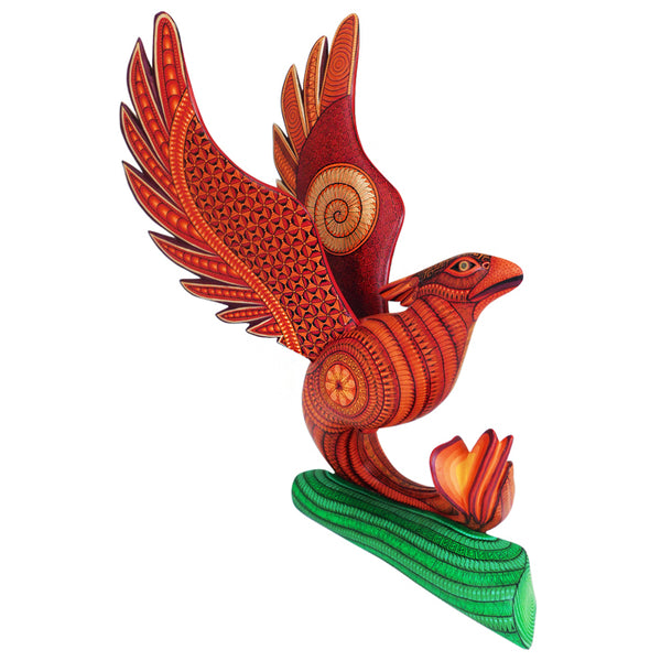 Isabel Fabian: Mythical Rising Phoenix Woodcarving
