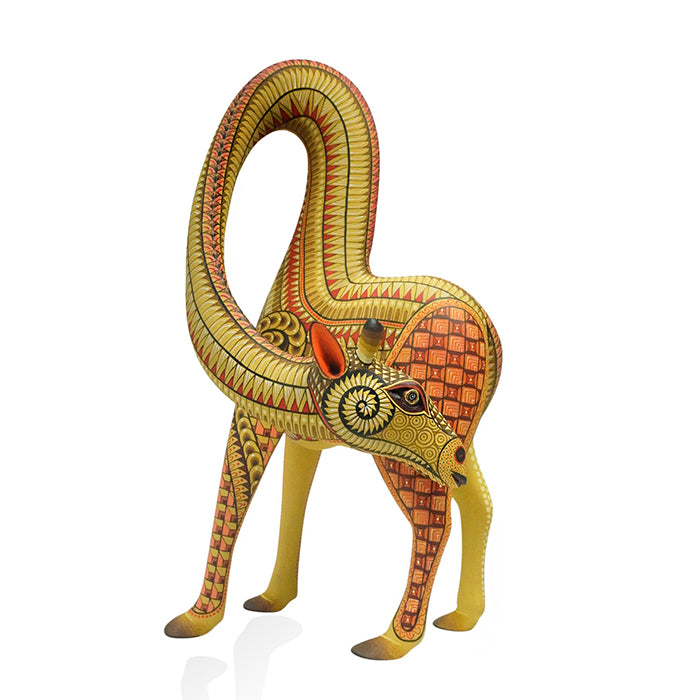 Isabel Fabian: Gorgeous Giraffe Oaxaca Woodcarving