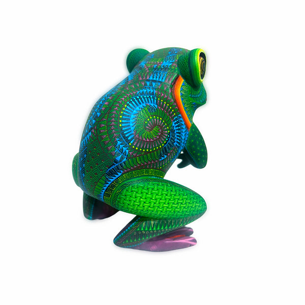Isabel Fabian: Frog Woodcarving