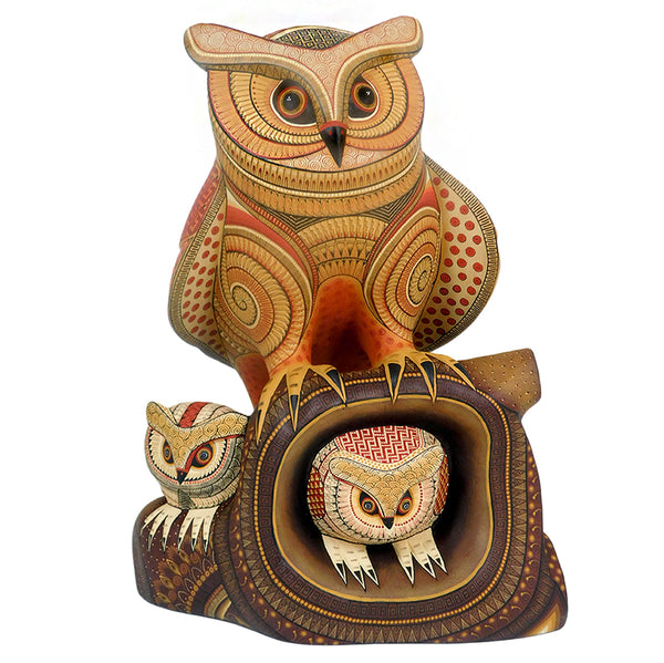 Isabel Fabian: Majestic Mama Owl with Owlets Sculpture (CMMSSN) Final Payment