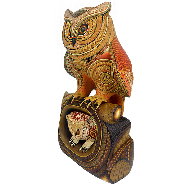 Isabel Fabian: Majestic Mama Owl with Owlets Sculpture (CMMSSN) Final Payment