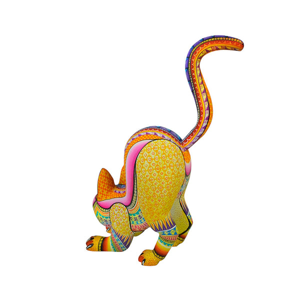 Ivan Fuentes: Sunshine Cat Woodcarving