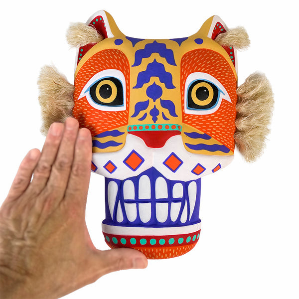 Luis Pablo: Tribal Jaguar Mask Alebrije