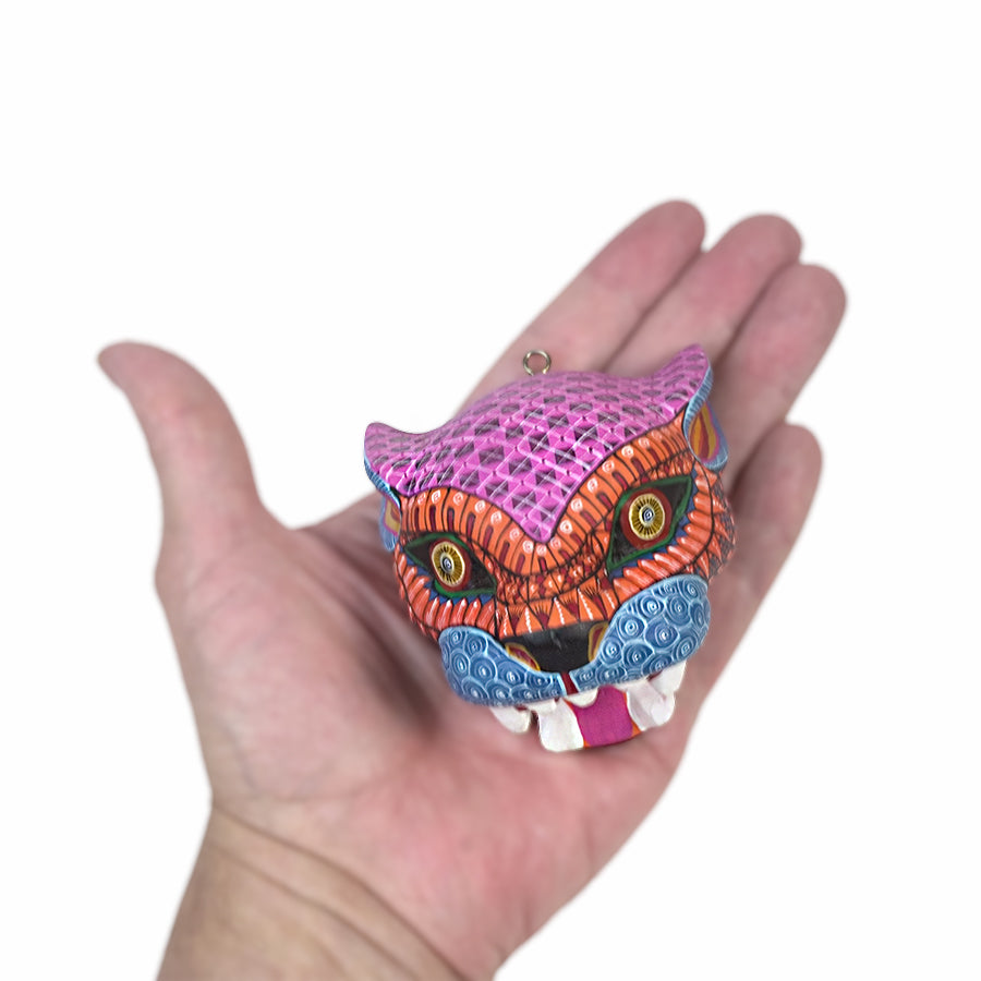 Miguel Xuana: Little Jaguar Mask Alebrije