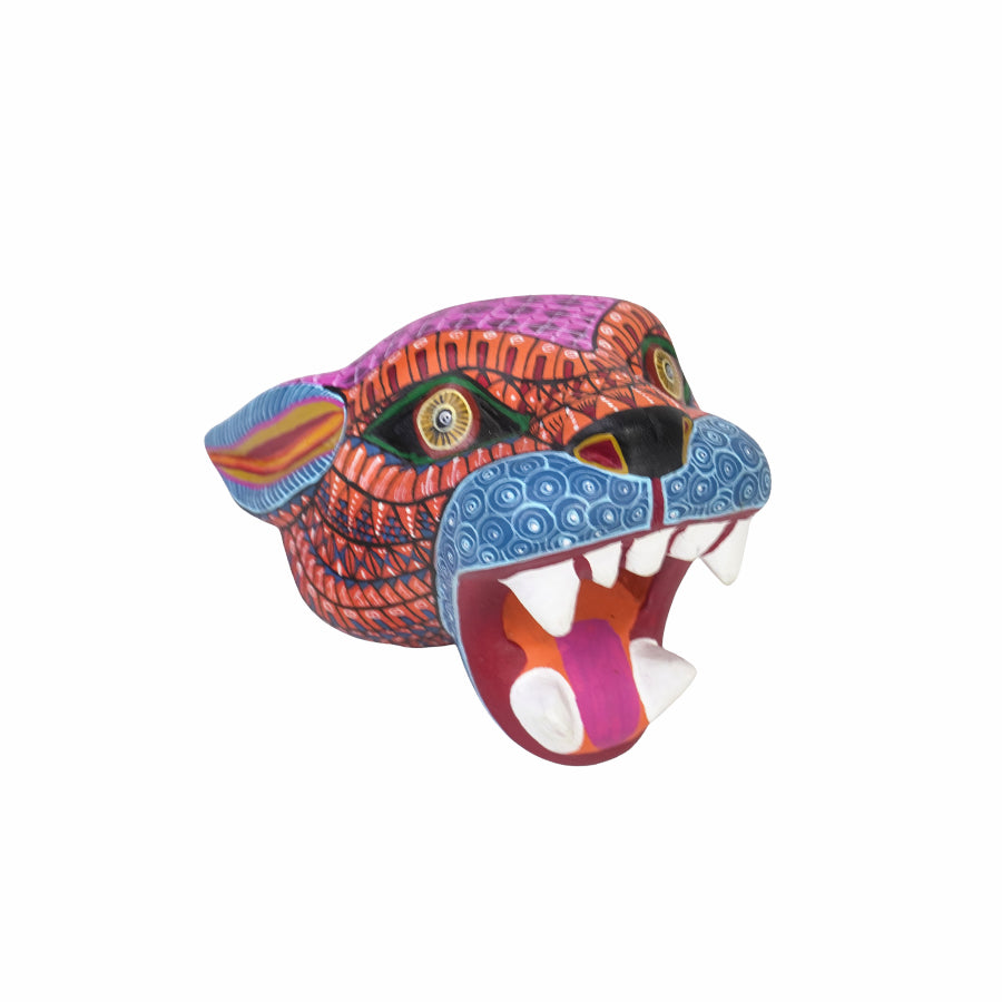 Miguel Xuana: Little Jaguar Mask Alebrije