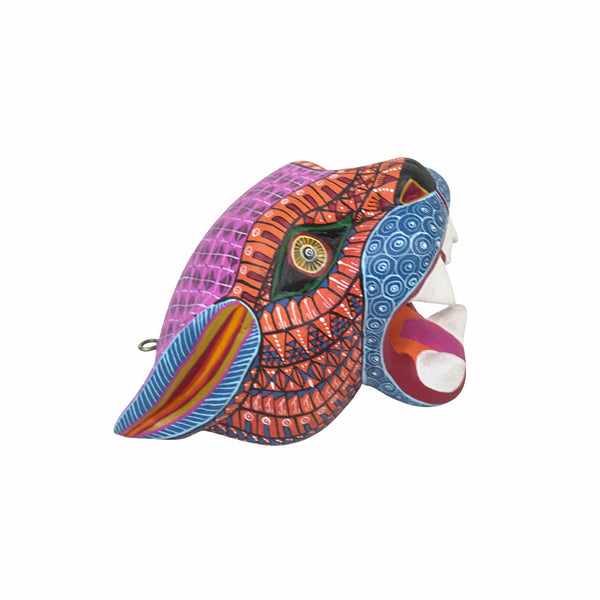 Miguel Xuana: Little Jaguar Mask Alebrije
