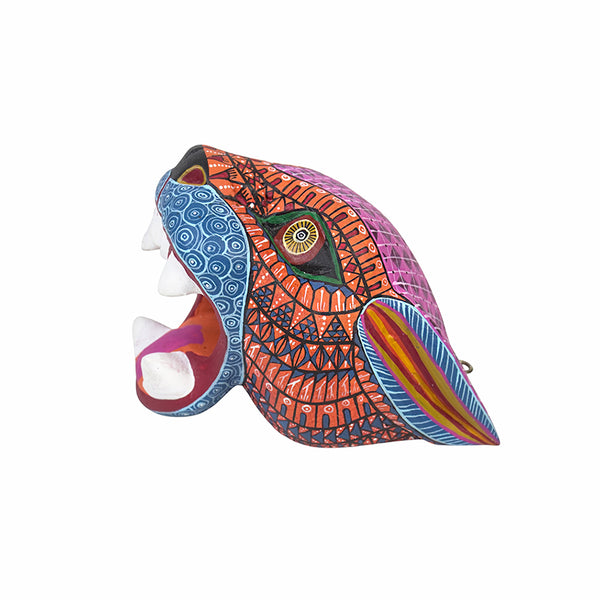 Miguel Xuana: Little Jaguar Mask Alebrije