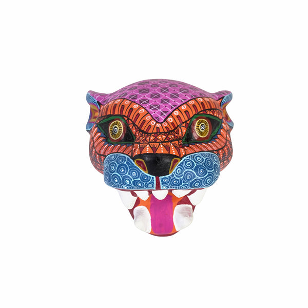 Miguel Xuana: Little Jaguar Mask Alebrije