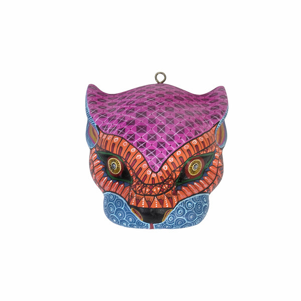 Miguel Xuana: Little Jaguar Mask Alebrije