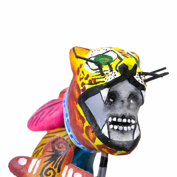 Saul Montesinos: Jaguar Warrior  Skeleton Ceramic