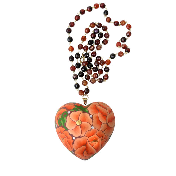 Javier Jimenez: Heart Necklace Oaxaca