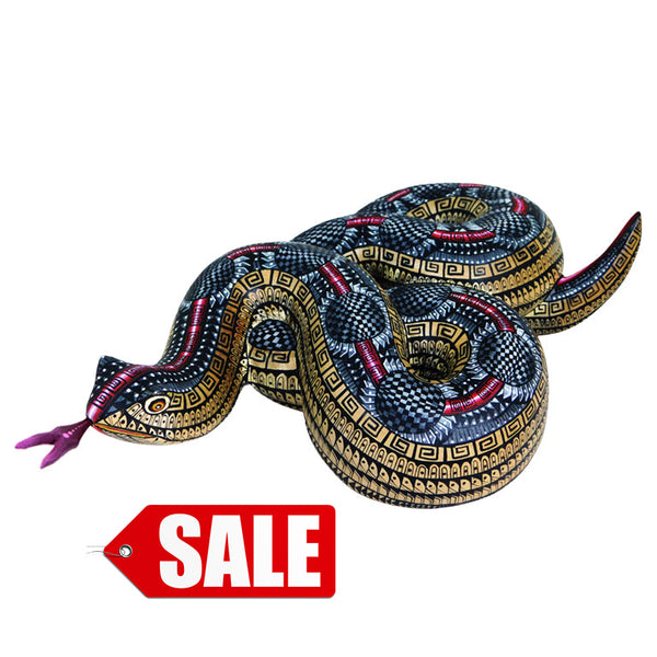 ON SALE Job Luna: Contemporary Snake Woodcarving