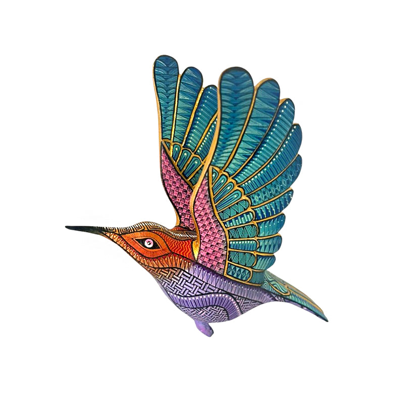 Jorge Vazquez: Exquisie Hummingbird Woodcarving