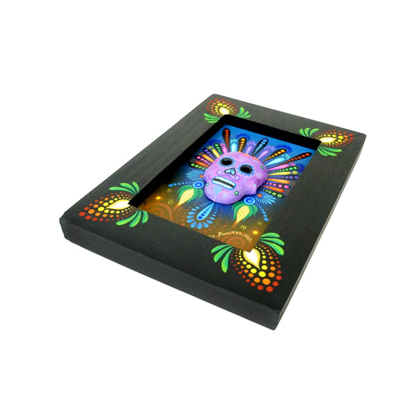 Julia Fuentes: Emperor Skull Painting Alebrije