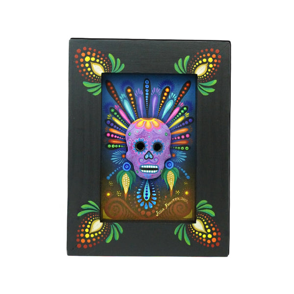 Julia Fuentes: Emperor Skull Painting Alebrije