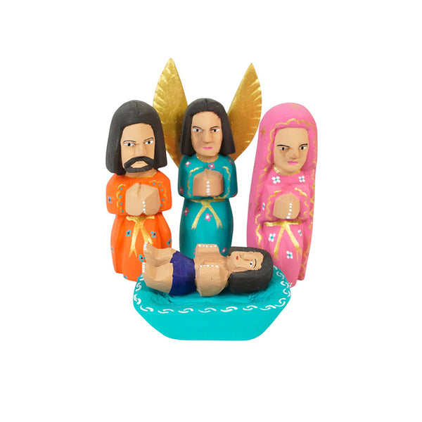 Justo Xuana: Nativity Creche Alebrije