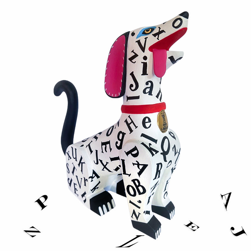 Luis Pablo: Alebrije Calligraphy Dog
