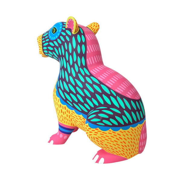 Luis Pablo: Joyful Capybara Woodcarving