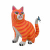 Luis Pablo: Alebrije Cat with Butterfly Woodcarving