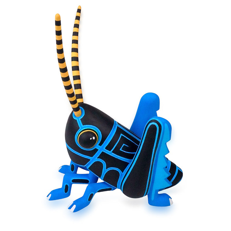 Luis Pablo: Chapulin Grasshoper Woodcarving